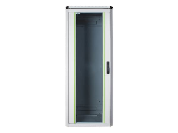 Lanview by Logon - Rack skåp - 600 x 800 mm, data line - fristående - vit, RAL 7035 - 32U - 19"