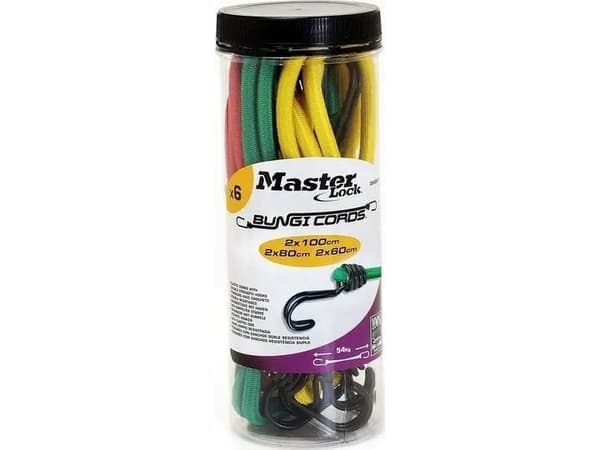 MASTER LOCK 3040EURDAT, 1 m, Flerfarget, 6 stykker