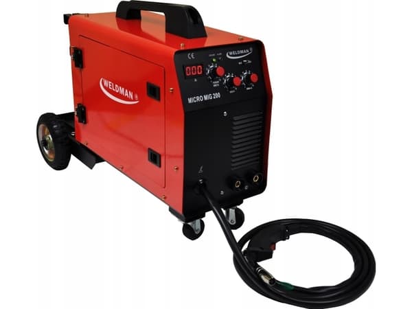 Weldman SEMI-AUTOMATIC WELDING IN.WELDMAN MICRO MIG200 MIG/MAG/MMA