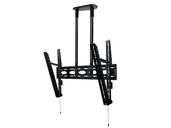 B-TECH PRO Install BT8449 - Monteringssett (takmontering) - for flatpanel - universal, extra-large, with tilt - robust stål - svart - skjermstørrelse