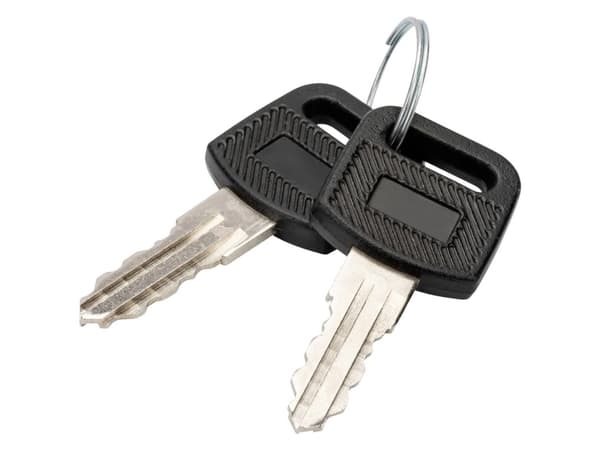 Digitus DN-KEY-WM, Låsenøkkel, Sort, Sølv, 2 stykker