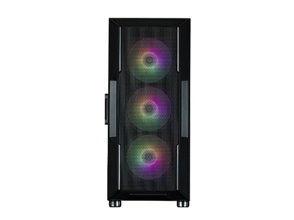 Zalman i3 NEO ARGB - Mid tower - ATX - sidepanel med vindu (herdet glass) - ingen strømforsyning - svart - USB/lyd
