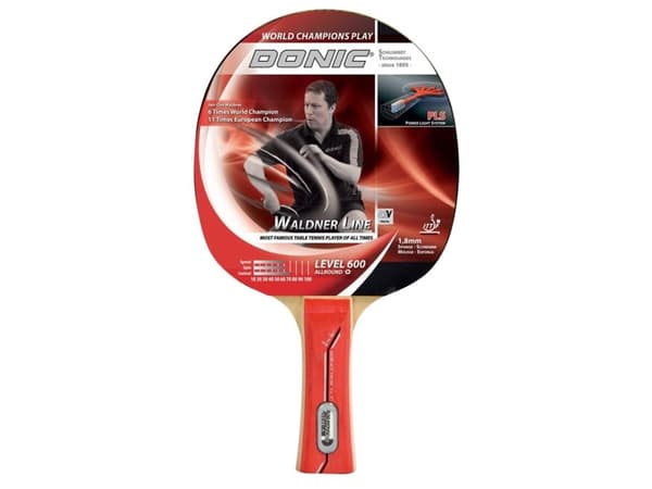 Sourcing TABLE TENNIS RACKET DONIC WALDNER 600