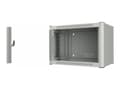 Miniatyrbild 1 av 5: Lanview by Logon - Rack skåp - 60 x 45 - väggmontering - vit, RAL 7035 - 6U - 19"