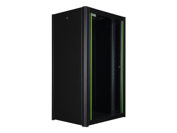 Lanview by Logon - Rack skåp - 60 x 45, pro - väggmontering - svart, RAL 9005 - 20U - 19"