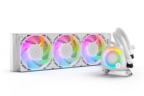 EK Water Blocks 3831109897850, Fläktmodul, Vit, 3-pin + 4-pin, Låda