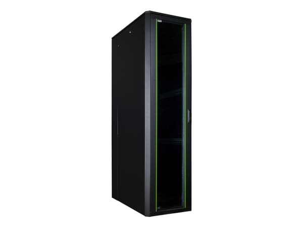 Lanview by Logon Data Line - Rack skåp - 600 x 1000 mm, data line - fristående - svart - 42U - 19"