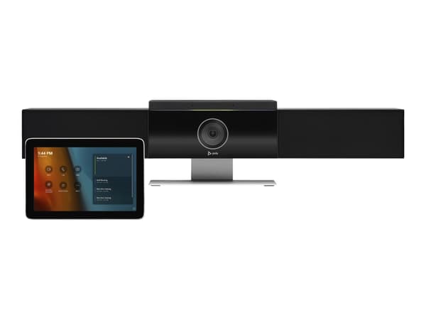 Poly - Microsoft Teams Rooms - Base Kit - videokonferansesett (HP Mini Conferencing PC, Poly GC8-berøringskontroller, Cat5e Extender)