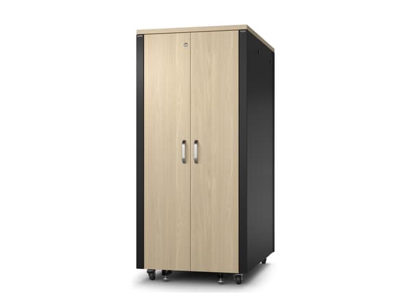 APC AR4032IA, Itseseisova teline, 32U, 1500 kg, 216 kg, Vaahteranvärinen, Musta