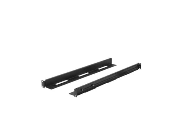 SETT MED MONTERINGSSKINNER FOR 19" SKYVESTATTSKAP 650-1090MM SORT LANBERG