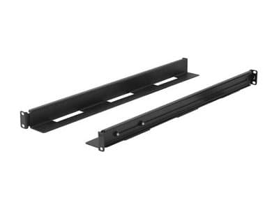 SETT MED MONTERINGSSKINNER FOR 19" SKYVESTATTSKAP 650-1090MM SORT LANBERG
