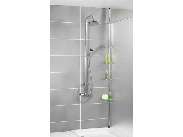 WENKO 18596100, Rustfritt stål, Rustfritt stål, Baderom, 280 mm, 200 mm, 2750 mm