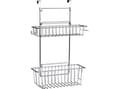 Miniatyrbilde 5 av 5: WENKO Door-mounted rack, Opphengsmontering, Metall, Kromfarget, Kjøkken, 2 hyller, Moderne