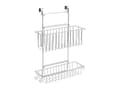 Miniatyrbilde 1 av 5: WENKO Door-mounted rack, Opphengsmontering, Metall, Kromfarget, Kjøkken, 2 hyller, Moderne