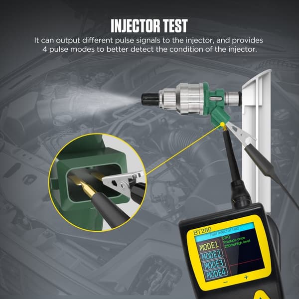 Bilens elektriska systemkretsprovare, multimeter, oscilloskopprovare