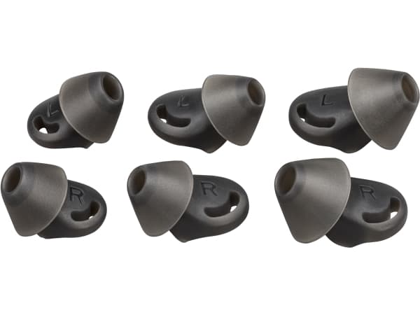 Poly - Hörsnäcka för Bluetooth-headset - medium - svart (paket om 2) - för Poly Voyager 6200