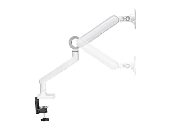 Equip 17"-35" Premium Monitor Desk Mount Bracket, White, Clamp/Grommet, 10.5 kg, 43.2 cm (17"), 88.9 cm (35"), 100 x 100 mm, White