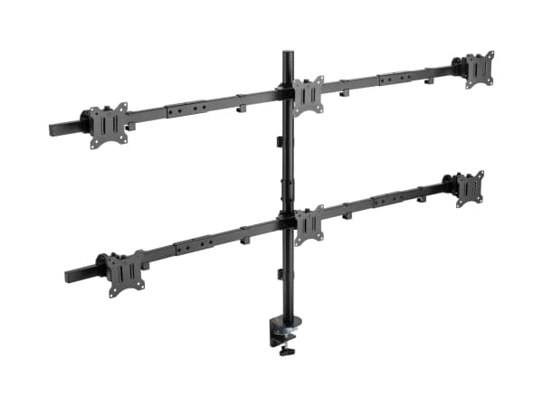 Equip 650160, Klemme/malje, 42 kg, 43,2 cm (17"), 81,3 cm (32"), 100 x 100 mm, Sort