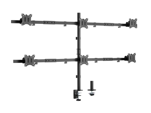Equip 650160, Klemme/malje, 42 kg, 43,2 cm (17"), 81,3 cm (32"), 100 x 100 mm, Sort