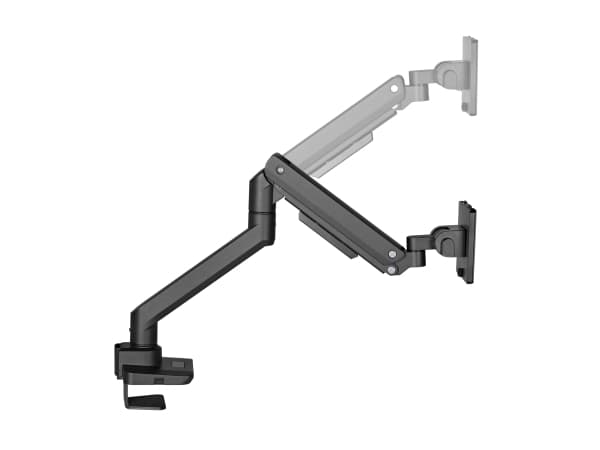 Equip 650180, Klemme/malje, 20 kg, 43,2 cm (17"), 124,5 cm (49"), 100 x 100 mm, Sort