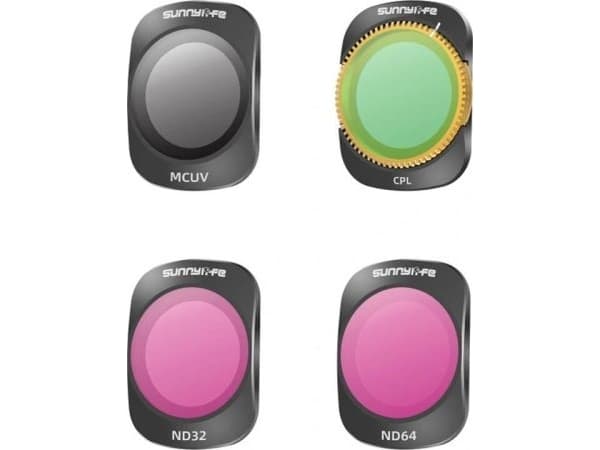 Zestaw filtrów MCUV, CPL, ND32/64 Sunnylife do Osmo Pocket 3