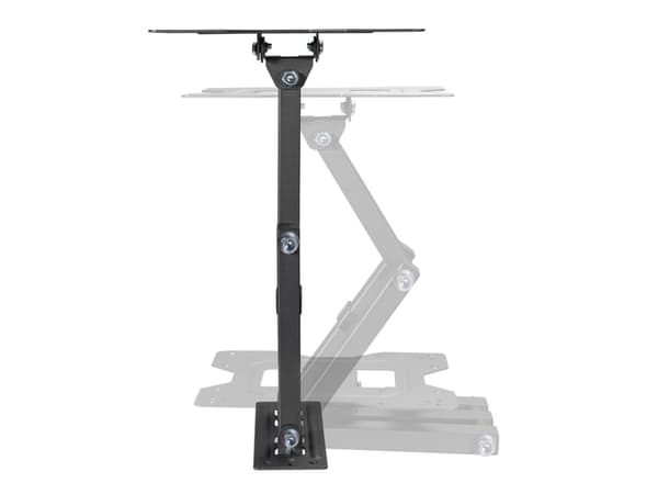 Maclean MC-700N Väggfäste för TV-skärm Universal max VESA 200x20 23"-43" 30 kg Svart Uppfällbar tilt för små TV-skärmar