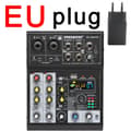 Miniatyrbild 2 av 2: Ljudmixer, 4 kanaler, Bluetooth-anslutning, portabel design, EU-kontakt