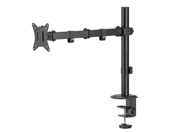 Maclean MC-753 - Monteringssats - justerbar arm - för LCD-display - aluminium - svart - skärmstorlek: 13"-32" - disk-monteringsbar