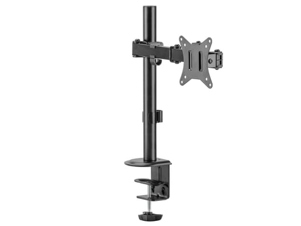 Maclean MC-753 - Monteringssats - justerbar arm - för LCD-display - aluminium - svart - skärmstorlek: 13"-32" - disk-monteringsbar