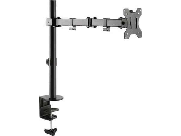 Maclean MC-753 - Monteringssats - justerbar arm - för LCD-display - aluminium - svart - skärmstorlek: 13"-32" - disk-monteringsbar