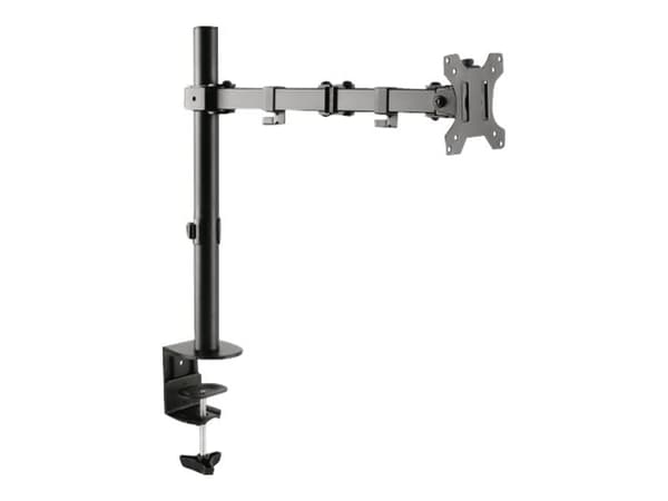 Maclean MC-753 - Monteringssats - justerbar arm - för LCD-display - aluminium - svart - skärmstorlek: 13"-32" - disk-monteringsbar