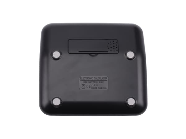 Genie 612 BK, Desktop, Grunnleggende, 12 sifre, Vippbar skjerm, Batteri/Solcelle, Sort