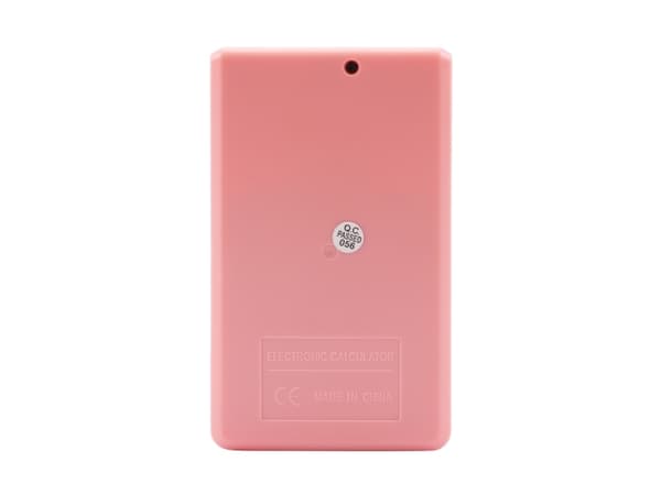 Genie 212 P, Lomme, Grunnleggende, 12 sifre, Batteri/Solcelle, Rosa