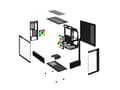 Miniatyrbild 3 av 5: Savio SIGMA X1, Midi Tower, PC, Svart, ATX, ITX, micro ATX, ABS, Kina
