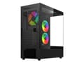 Miniatyrbild 5 av 5: Savio SIGMA X1, Midi Tower, PC, Svart, ATX, ITX, micro ATX, ABS, Kina