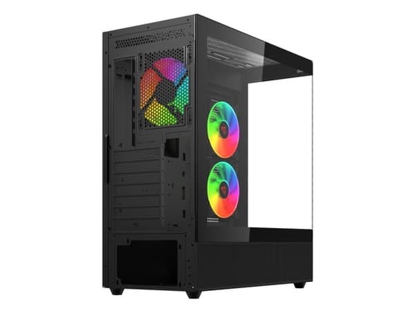 Savio SIGMA X1, Midi Tower, PC, Svart, ATX, ITX, micro ATX, ABS, Kina