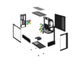 Miniatyrbild 2 av 5: Savio SIGMA X1, Midi Tower, PC, Svart, ATX, ITX, micro ATX, ABS, Kina