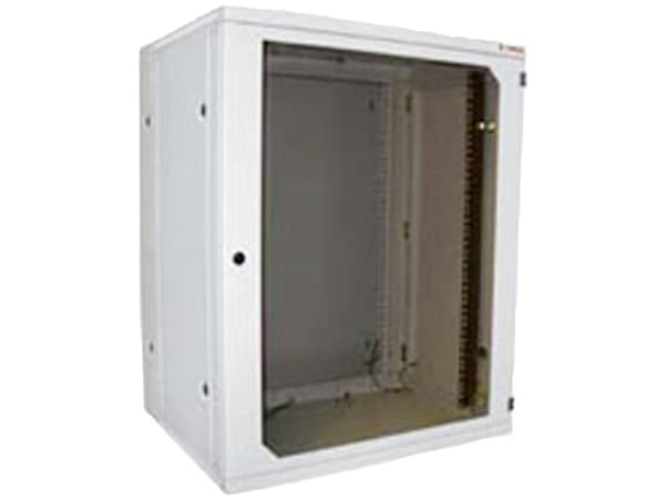 Conteg 19 tommer vægkabinet (B x H x T) 624 x 600 x 400 mm 12 U Gråhvid (RAL 7035)