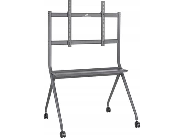 Holder Maclean MC-977 Mobil TV-gulvstativ for TV-er 50"-86", 120kg, Integrert hylle, Hjul