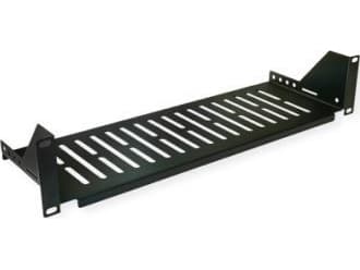 Value 26.99.0404, Rackhylle, Sort, 10 kg, 2U, 48,3 cm (19"), 485 mm