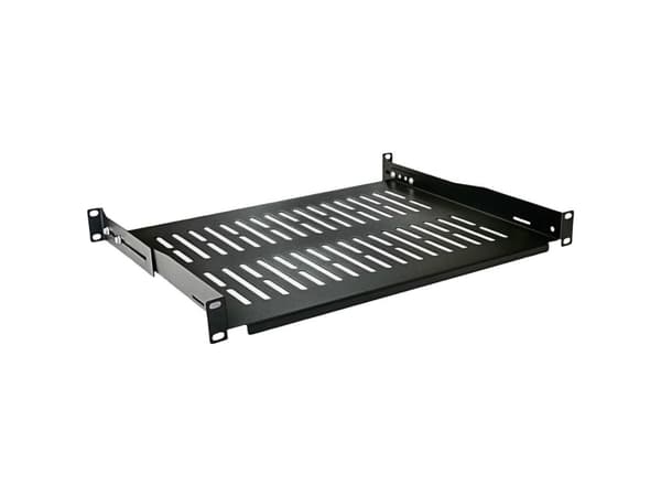 VALUE 26.99.0402, Rackhylle, Sort, 25 kg, 1U, 48,3 cm (19"), 485 mm