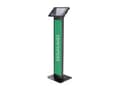 Miniatyrbilde 1 av 5: Compulocks Galaxy Tab A9+ Apex Enclosure Brandable Floor Stand Black - Stativ - for nettbrett - merkevaremulighet - låsbar - metallramme - svart - sk