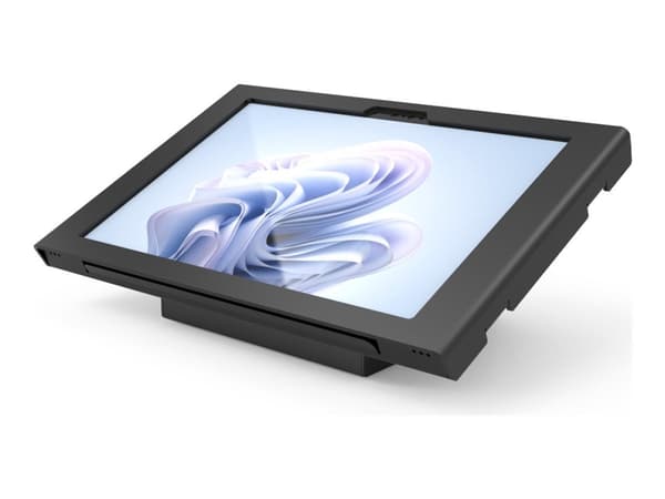 Compulocks Surface Pro 8-11 Apex Enclosure AV Conference Capsule - Innhegning - for nettbrett - sving - låsbar - metallramme - svart - veggmonterbar,