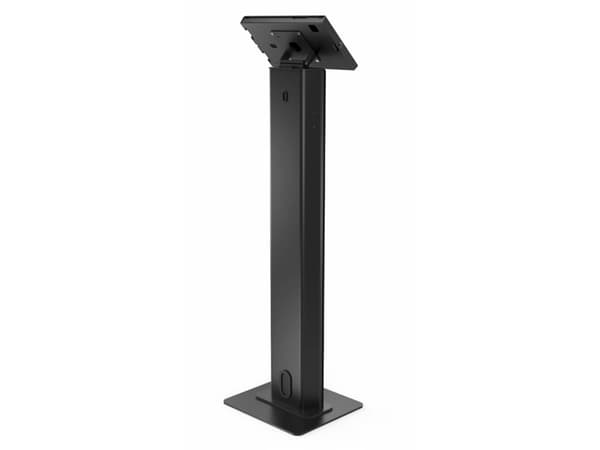 Compulocks Surface Pro 8-10 Apex Enclosure Brandable Floor Stand Black - Jalusta - tabletille - brandable - lukittava - metallirunko - musta - näytön