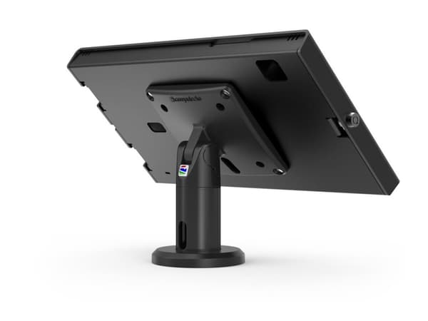 Compulocks Surface Pro 8-11 Apex Enclosure Tilting Stand 4" - Monteringssett (stativ, hus) - for nettbrett - låsbar - metallramme - svart - skjermstø