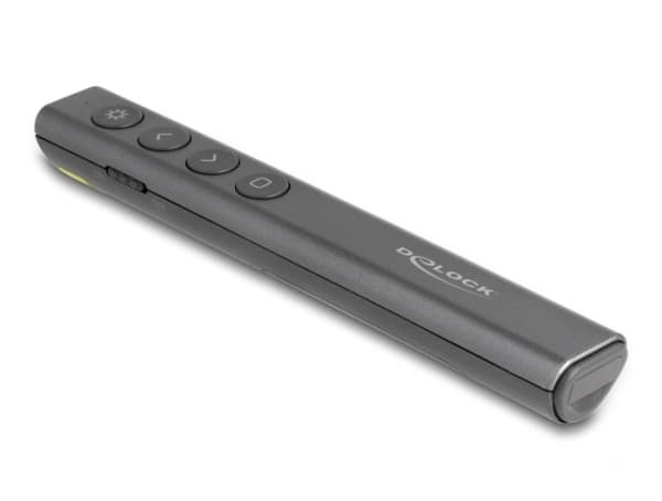DeLOCK USB Laser Presenter anthracite, RF, USB, 30 m, Anthracite