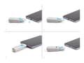 Miniatyrbild 3 av 3: Delock - Micro-USB port blocker - blå (paket om 10)