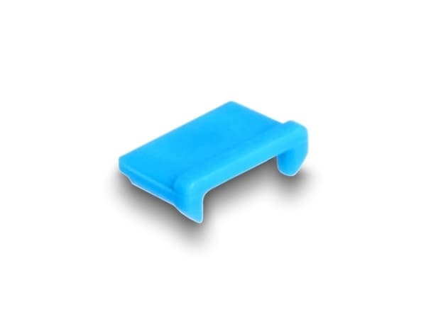 Delock - Micro-USB port blocker - blå (paket om 10)