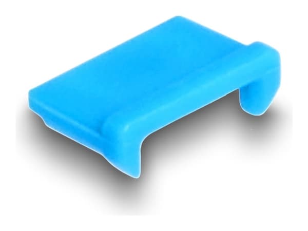 Delock - Micro-USB port blocker - blå (paket om 10)