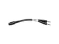 Miniatyrbild 4 av 5: Eaton Tripp Lite Series 3.5 mm 4-Position to 3.5 mm 3-Position Audio Headset Splitter Adapter Cable (F/2xM), 6 in. (15.2 cm) - Hörlursdelare - mini-p
